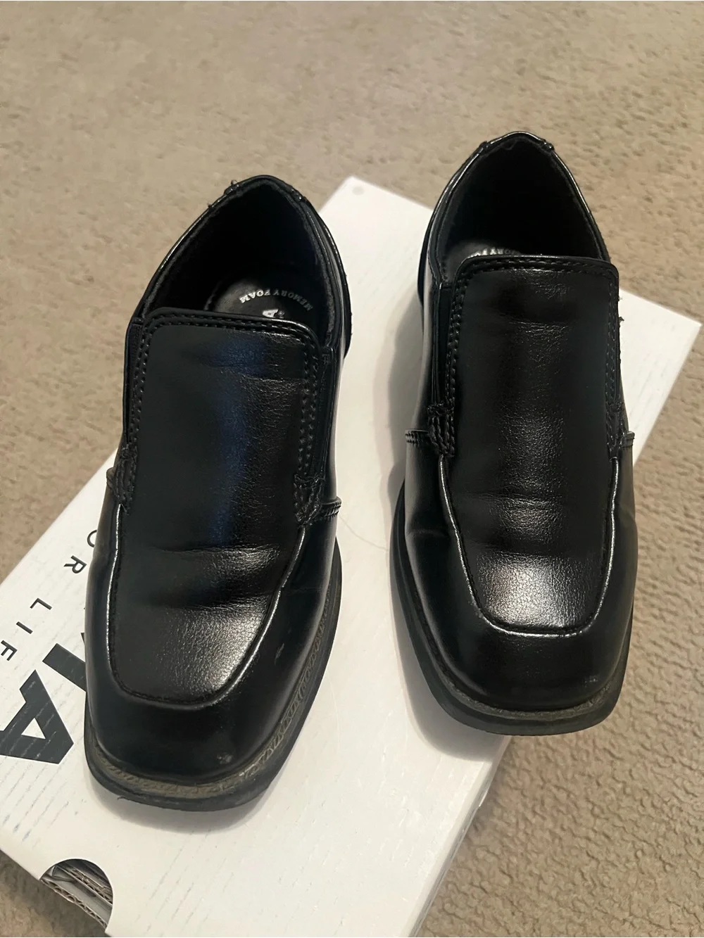 Sonoma Black Slip-On Memory Foam Loafers
